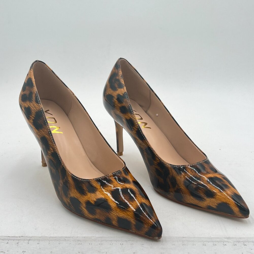 Ydn Leopard Print Pointed Toe Stilettos Heel Pump… - image 4